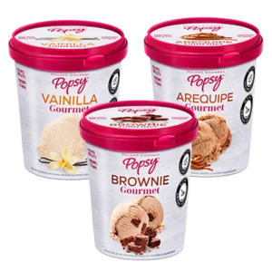 Popsy gourmet ice cream x 1 liter