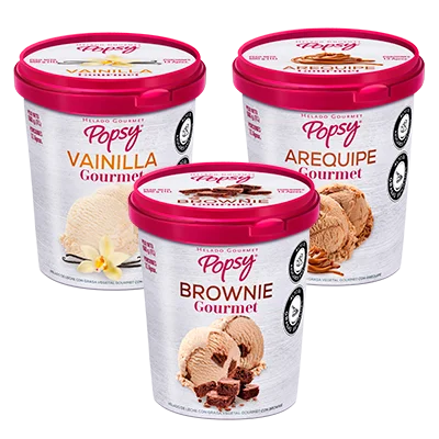 Popsy gourmet ice cream x 1 liter