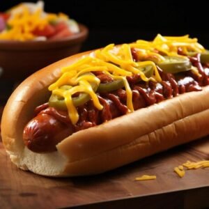 Hot dog with fries and drink