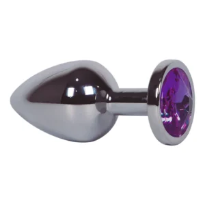 Purple Gem Medium Anal Plug