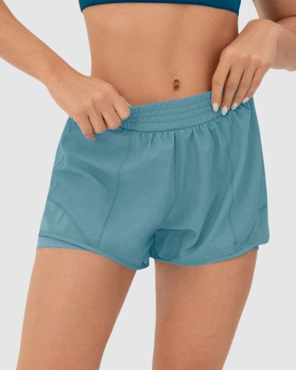 Loose shorts with tight inner shorts Leonisa Active by Silvy Araujo