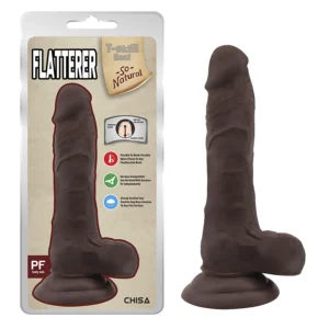 Brown flattering dildo
