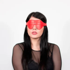 Red Synthetic Eye Mask