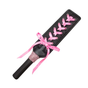 Retro Pink Lace Spanking Paddle