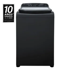 Haceb 18 Kg Top Load Digital Black Washing Machine LA18EVI16B-CC1HW